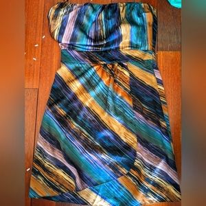 Stapless Satin Dress